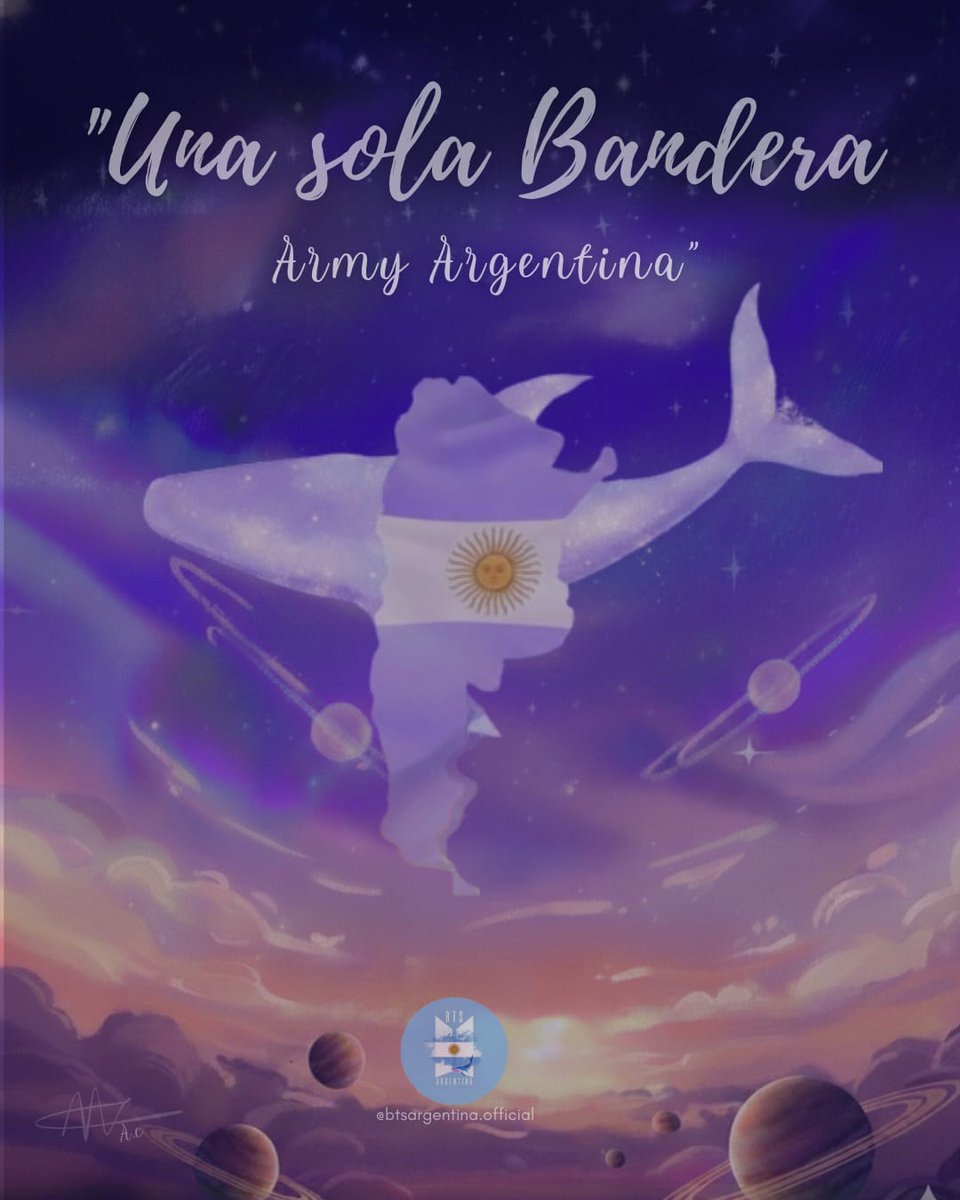 itsoagustd's tweet photo. #OneFlagOneARMY🇦🇷 #ARMYArgentinaUnited

#OneFlagForBTS #BTSISBACK #BTSISCOMING https://t.co/On6Hpg85Cc