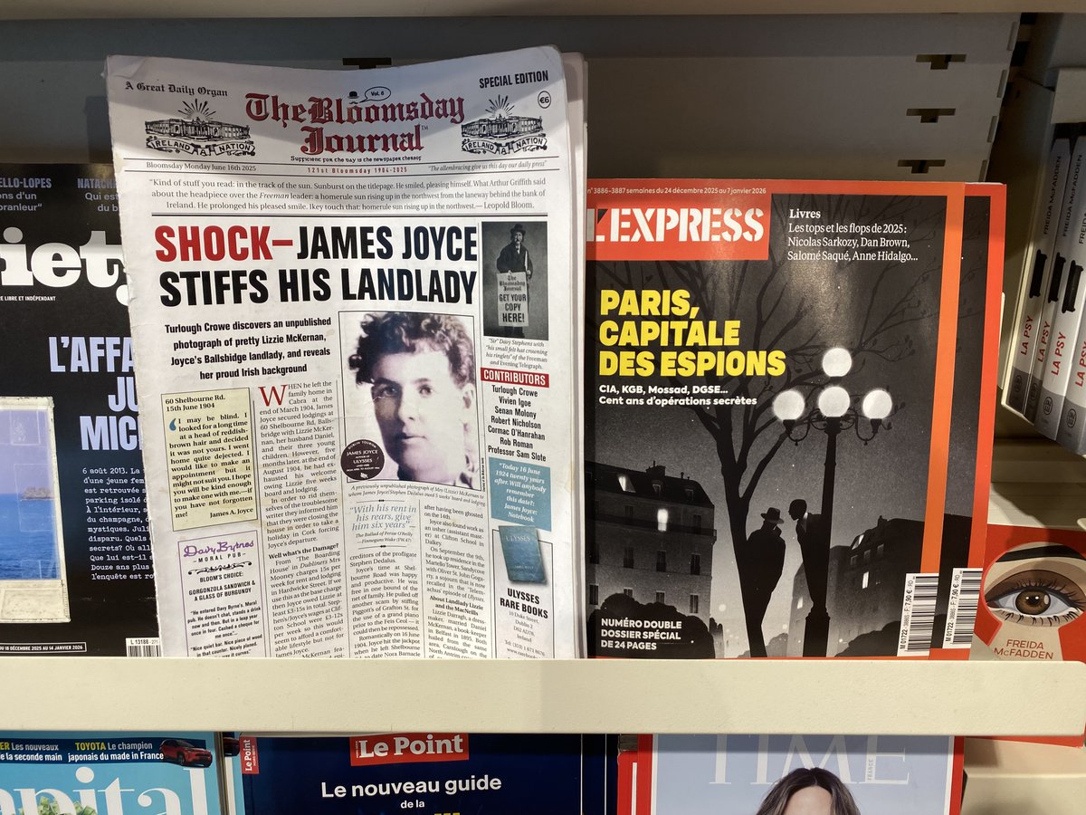 RobRoman23's tweet image. On this day, January 10, 1776 – Thomas Paine published his revolutionary pamphlet “Common Sense.”
Now use some common sense and read The Bloomsday Journal.