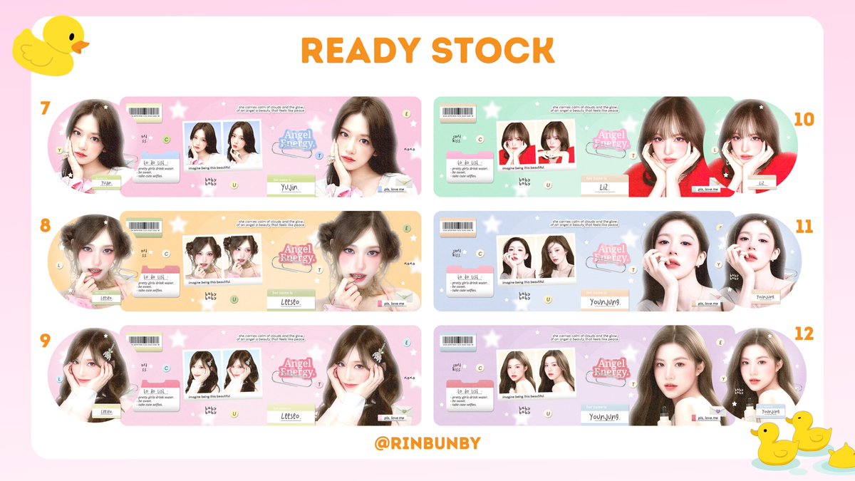 rinbunby's tweet image. help repost thankyou! 

hi shera masih avail layout ready stock cantik cantik cs dengan harga 8.OOO/each yap🍡🍥 mari jajan🥢

#zonauang 

available: 1,4,5,7,8,10,13,22,23
