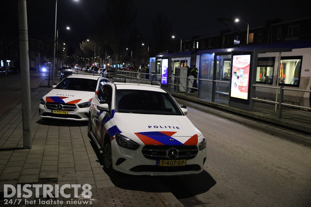 Mishandeling in tram 4 richting De Uithof