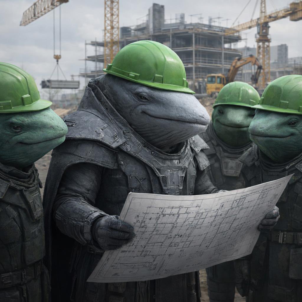 We are building <a href="/GreenWhaleMeme/">The Green Whale</a> #Greenwhale #WhiteWhale #Wearebuilding