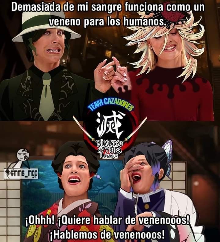LiraBereni67235's tweet image. Para lo que dicen que kimetsu no tiene memes sin curi si tiene solo en cuestión de buscarlo jaja 😅😅