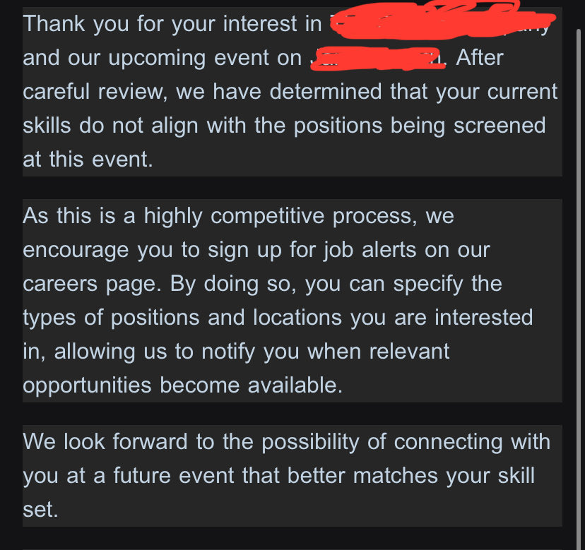 Cipher_Artist's tweet image. I have to vent. We’re at a stage where we can get rejected from a job event. This is insane.