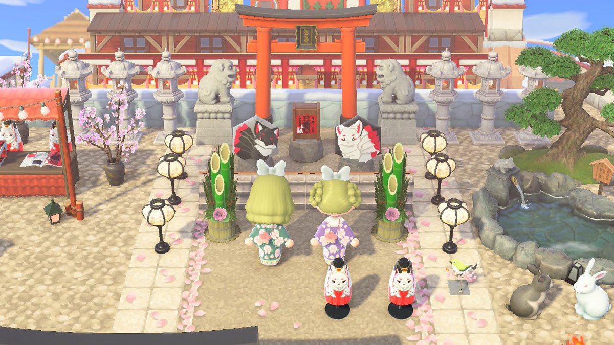 昨夜はありすちゃん(@supernoaris)の島で、ありすちゃんのマイデザ👘お