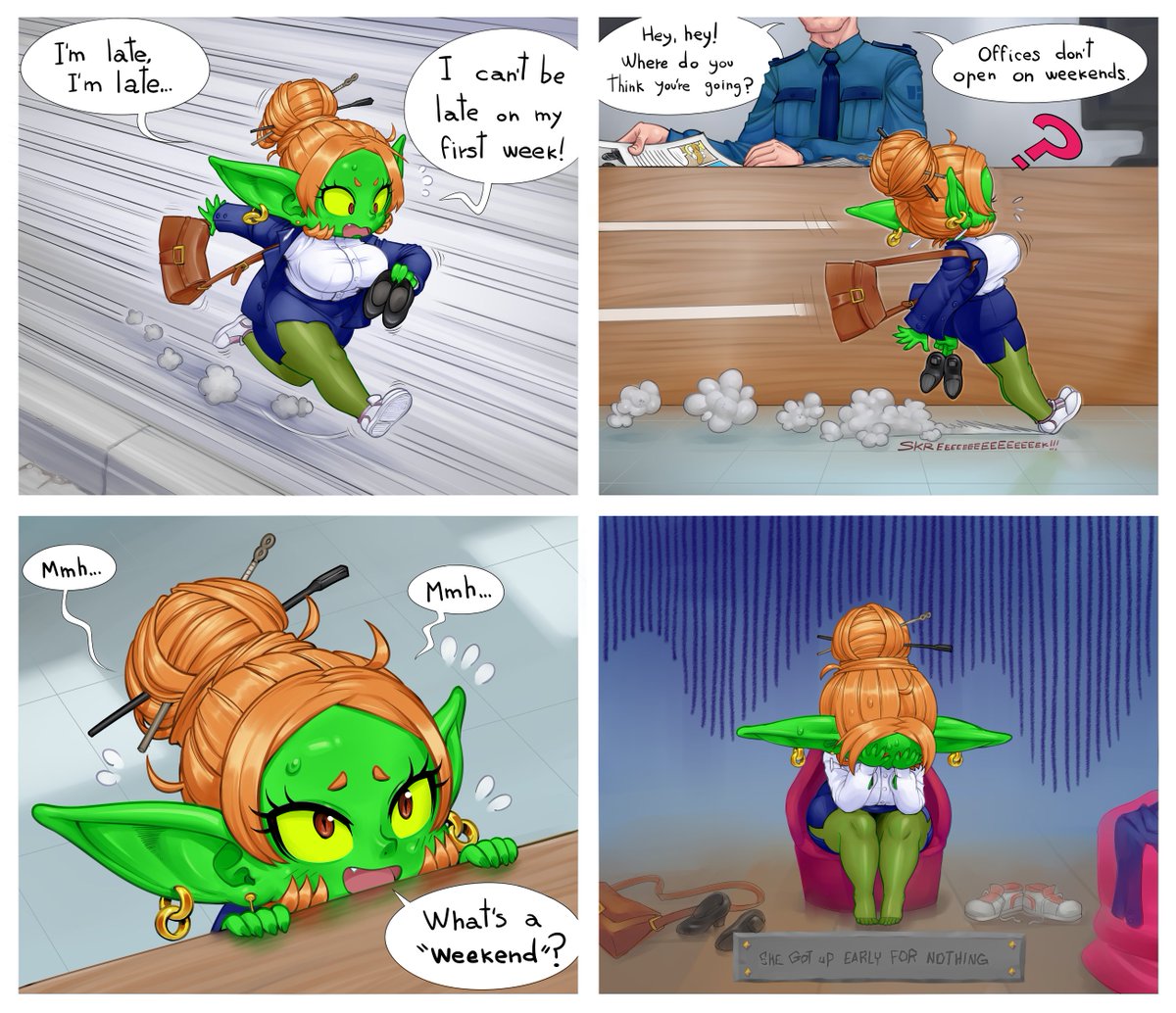 She had to learn the hard way.