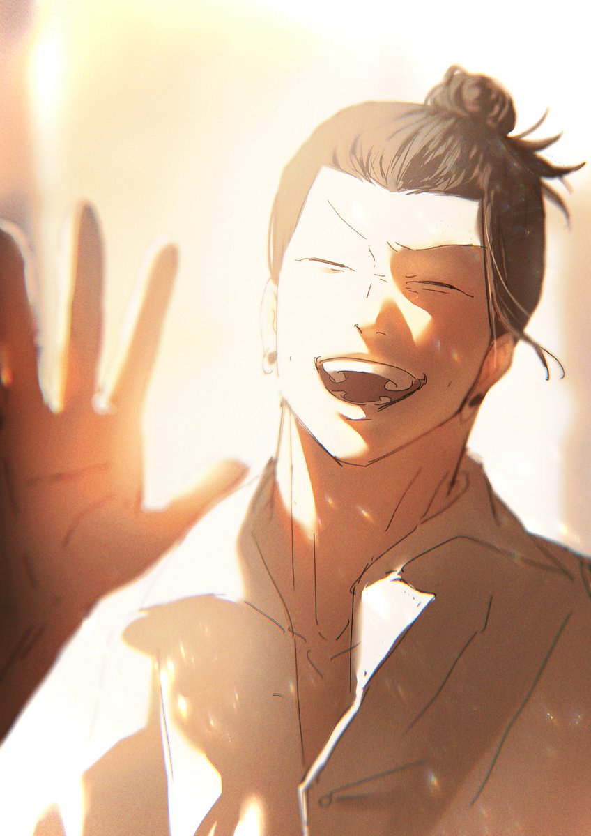 llDMll_572's tweet image. 「や　悟」
「久しいね」
#五夏 #goge