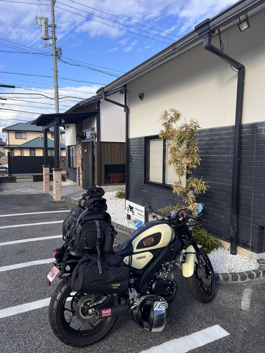 picchio819's tweet photo. カフェ&amp;キッチン ハックルさんで朝食
#xsr125 #カフェアンドキッチンハックル #バイク #ツーリング https://t.co/lcZm7Gnwu3