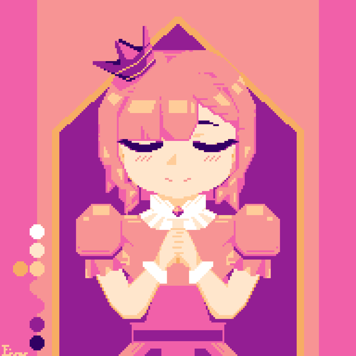 Firms60000's tweet photo. Princess Awawa🎂
#AwArt #pixelart #ドット絵 https://t.co/9DfAi8prg9