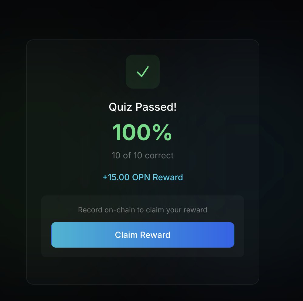 0xTunTun's tweet photo. IOPn @IOPn_io Week1 Lesson 3 已开放  答案如下：
 
1️⃣How much cashback can users earn during the campaign?
Up to 6 percent

2️⃣What is the main purpose of the Spend Account?
Paying for everyday purchases via the Tria card

3️⃣What is the exclusive incentive offered to IOPn referred users?
All of the above

4️⃣What assets does the Savings Account start with?
BTC and stablecoins

5️⃣What is Tria’s core mission?
Make crypto usable in everyday life while staying self-custodial

6️⃣Which three product lanes does Tria organize around?
Spend, trading, savings

7️⃣What is the Trading Account designed to enable?
One click swaps with reduced multi chain friction

8️⃣What is the starting price of the virtual Tria card?
20 dollars

9️⃣Which best describes Tria as a product?
A self-custodial neobank for spending, trading, and saving

1️⃣0️⃣What is a key benefit of integrating OPN Chain?
Access to IOPn assets, trading routes, and RWA derived yield  products