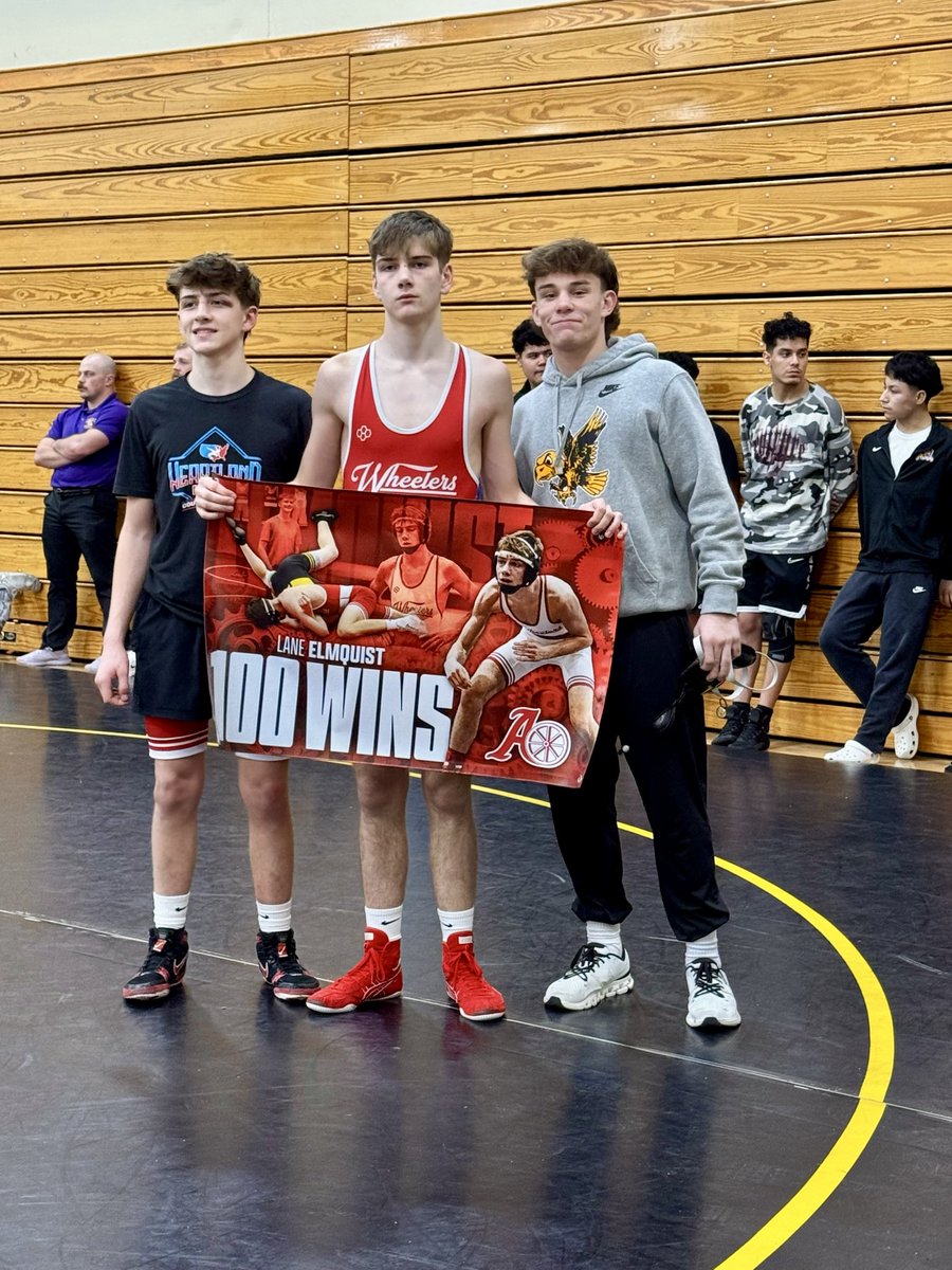 Wheeler_Wrestle's tweet photo. Congrats to Senior Lane Elmquist on 100  varsity wins in his career so far! https://t.co/FwqmRhIX4x