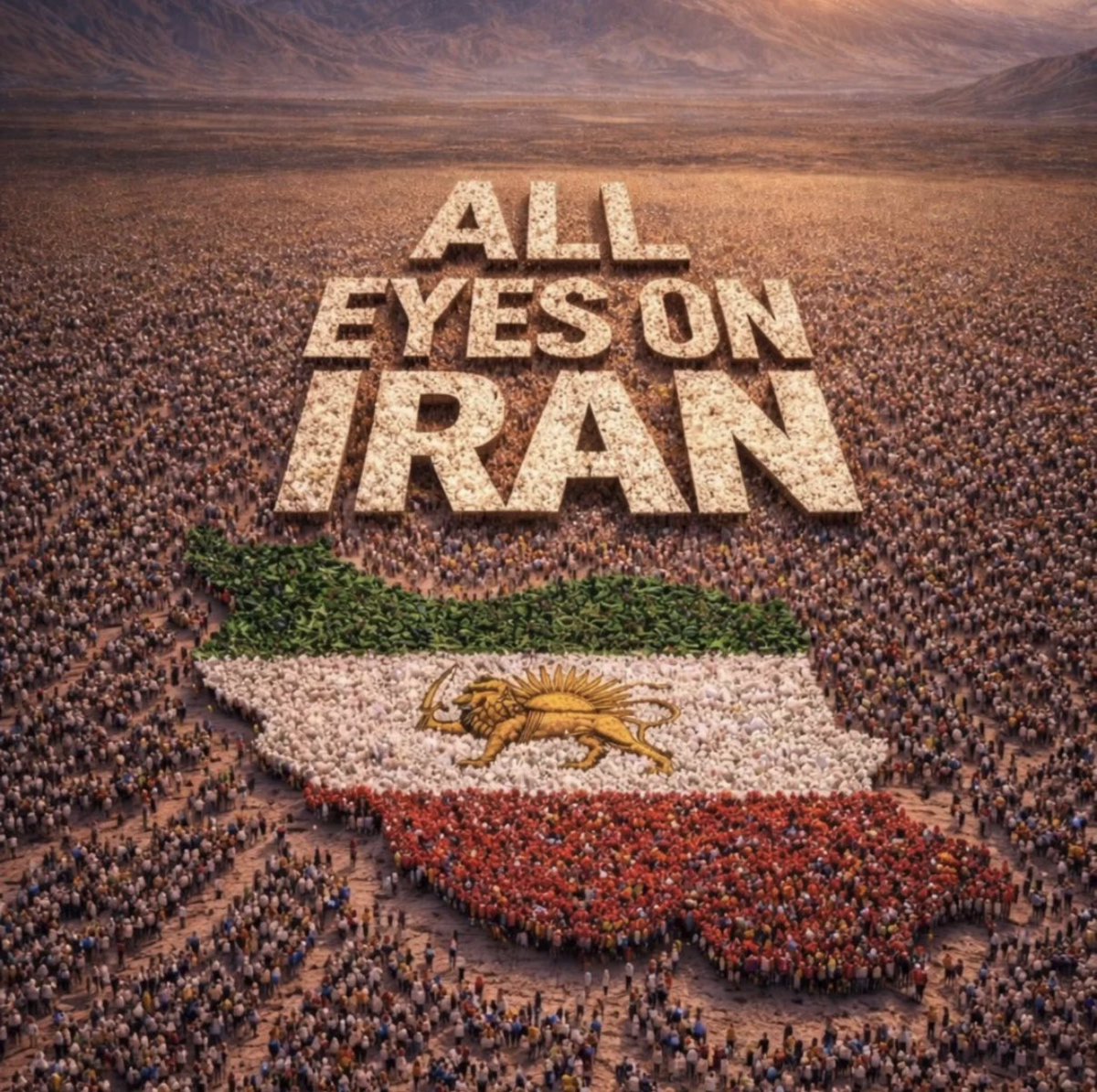 noatishby's tweet image. ALL EYES ON IRAN