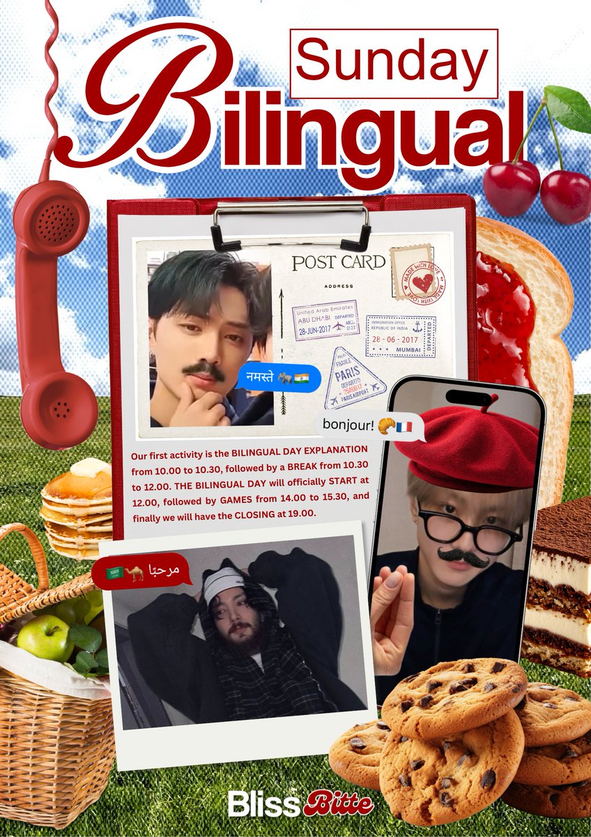 OfBlissBitte's tweet image. ⠀
𐚁 ⁀ * 𝑻oday’s menu comes with extra languages on the side! For 𝗕𝗶𝗹𝗶𝗻𝗴𝘂𝗮𝗹 𝗗𝗮𝘆, pick one {foreign_language} and let it season your whole day. Treat it like trying a new flavor—fun, messy, and full of surprises! 🍱🍽 } Ready to spice up your timeline? :3♥︎
⠀