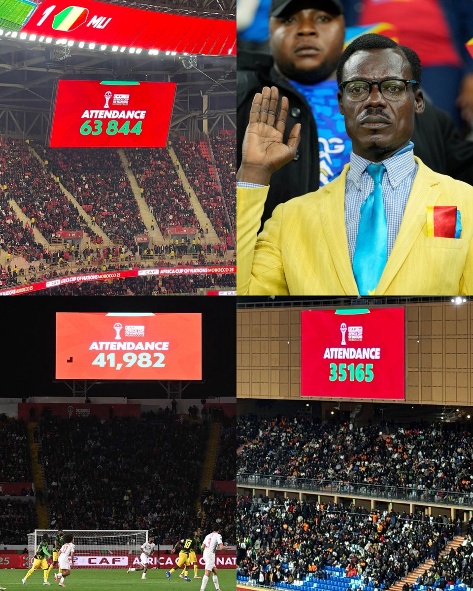 MountakhabFoot's tweet image. Plus de 𝟭.𝟭 𝗠𝗜𝗟𝗟𝗜𝗢𝗡𝗦 𝗗𝗘 𝗦𝗣𝗘𝗖𝗧𝗔𝗧𝗘𝗨𝗥𝗦 ont assistés aux matchs de la CAN 2025 au Maroc.

C’est désormais 𝗟𝗔 𝗣𝗟𝗨𝗦 𝗚𝗥𝗔𝗡𝗗𝗘 𝗔𝗙𝗙𝗟𝗨𝗘𝗡𝗖𝗘 𝗗𝗘 𝗟’𝗛𝗜𝗦𝗧𝗢𝗜𝗥𝗘 de la Coupe d’Afrique. 

🇲🇦🤯