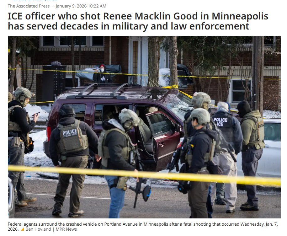 Fly_Sistah's tweet image. As you read about ICE Agents shooting civilians in vehicles, recall a 2014 report commissioned by Customs &amp;amp; Border Patrol revealed agents repeatedly stood in front of moving vehicles as a pretext to open fire to use deadly force. Jonathan Ross was a Border Patrol agent 2007-2015.