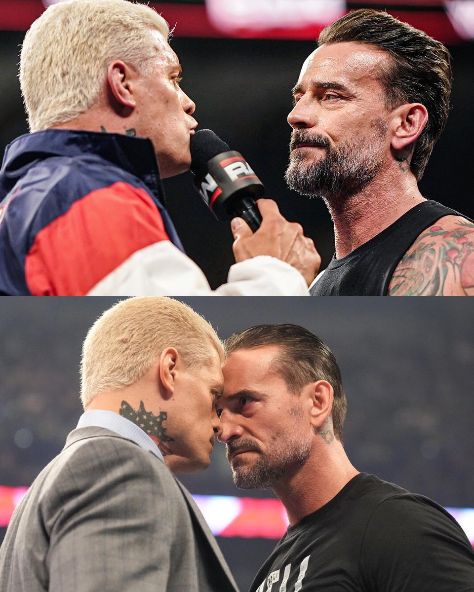 Tú estás feliz de que Cody pierda el título porque dices que Drew se lo merece 

Yo estoy feliz porque habrá nueva promo entre Cody y Punk antes de Royal Rumble 

No somos iguales