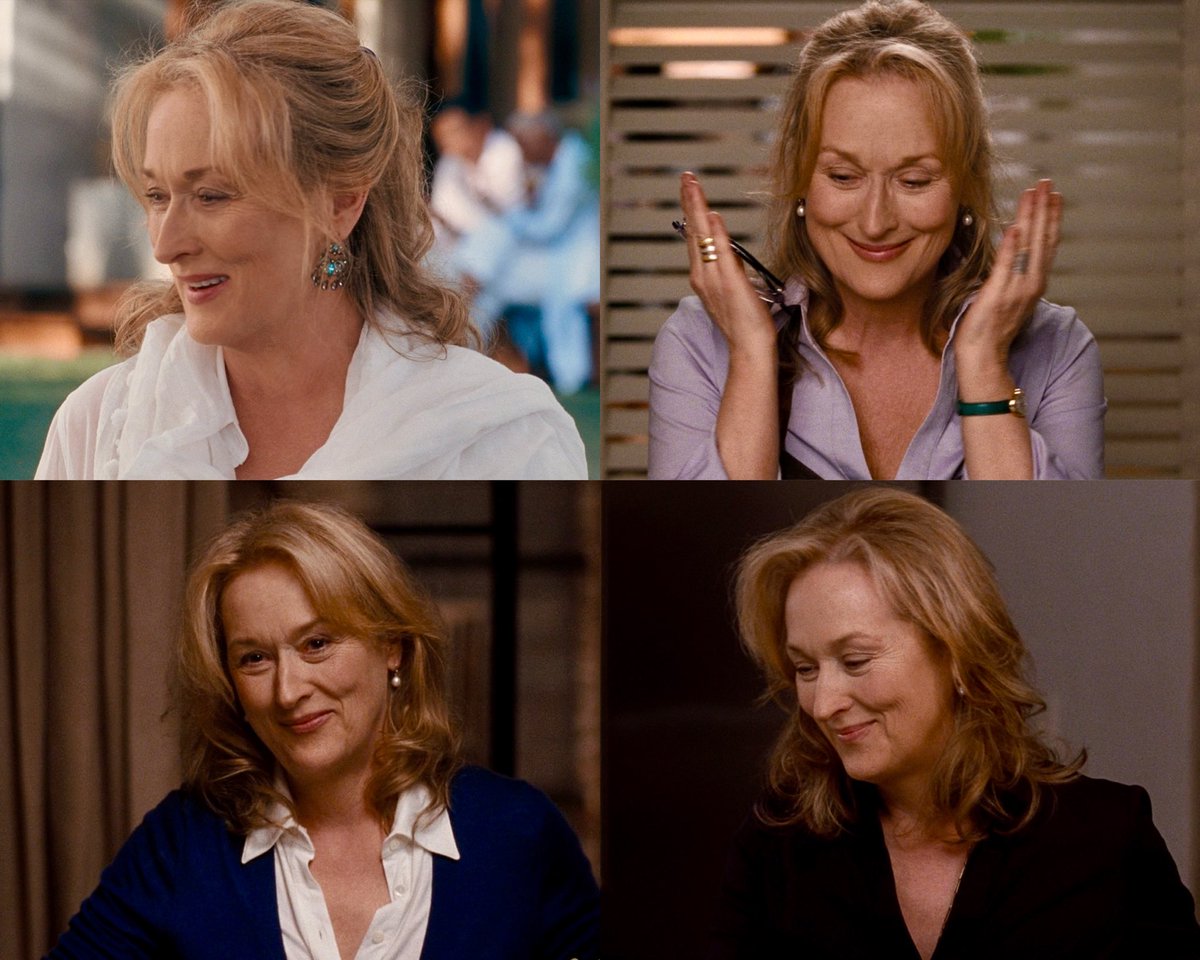 trulystreep's tweet photo. there was something so comforting about Meryl’s character in It’s Complicated… 
I miss her🥹🥹🤍 https://t.co/FgIGcZ0Bxl