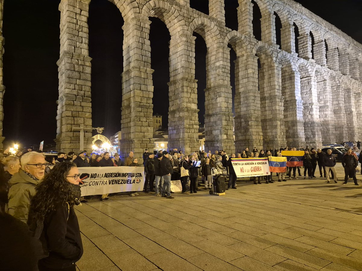 No a la agresión imperialista en Venezuela.

Por la paz y la soberanía de los pueblos ✊🏼