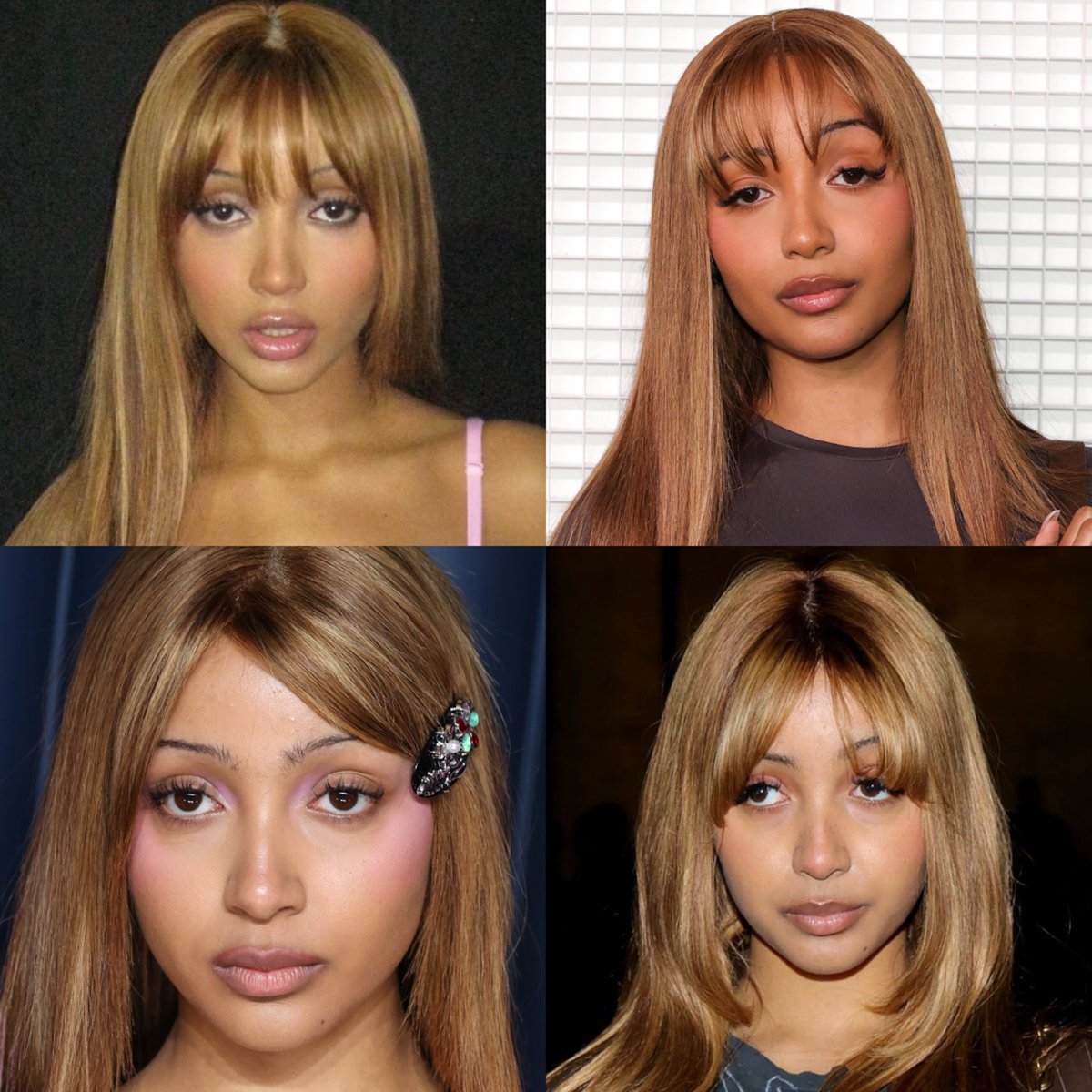 pinkpantheress created honey brown hair…