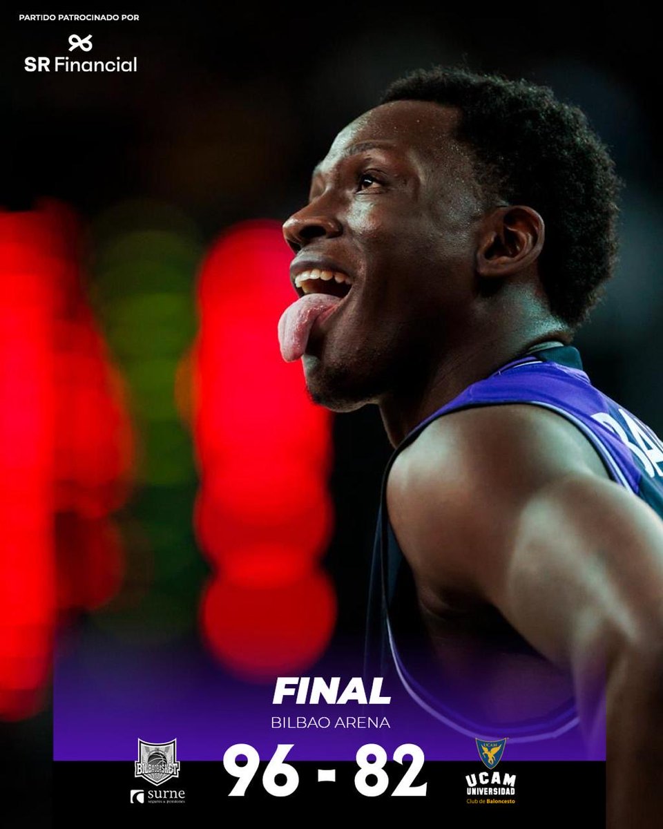 GARAIPENA! 🙌 

¡Sumamos juntos la séptima! Victoria de carácter de los Men In Black en Miribilla. Eskerrik asko Bilbao