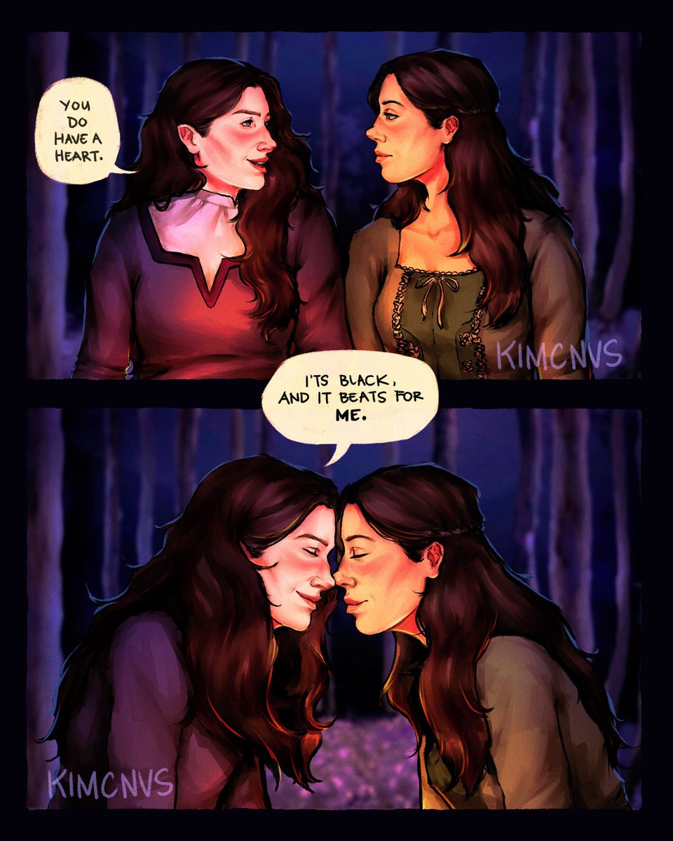 kimcnvs's tweet image. And so Agatha Harkness gave Death her black heart, and Death took it without question.

#AgatharioCanonWeek26 | Day 1 
@AgathaRioWeek26