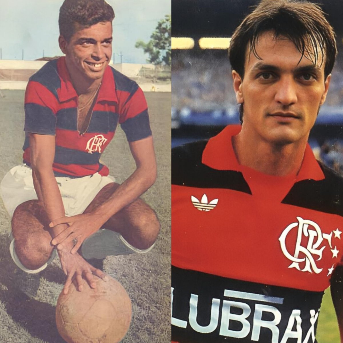 MengoFatos's tweet image. Dedicaram toda a sua carreira ao C.R. Flamengo. Jamais vestiram outra camisa a não ser a Rubro-Negra. 

Carlinhos Violino e Leandro.