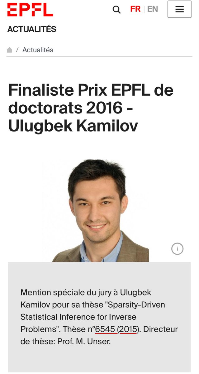 Ulugbek S. Kamilov tweet media