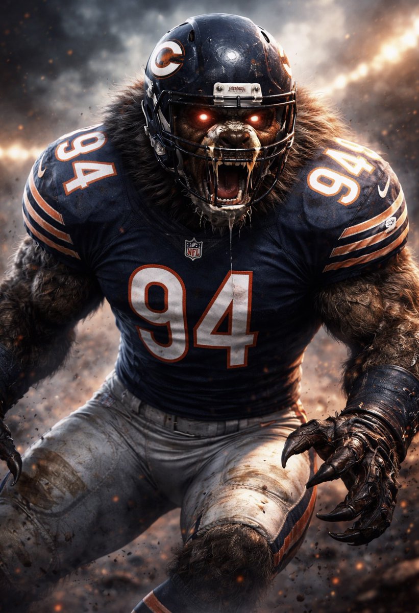 My nephew will be going beast mode tonight. Love has round 2 coming his way! maybe he won’t drop his head this time. #BearDown #DaBears