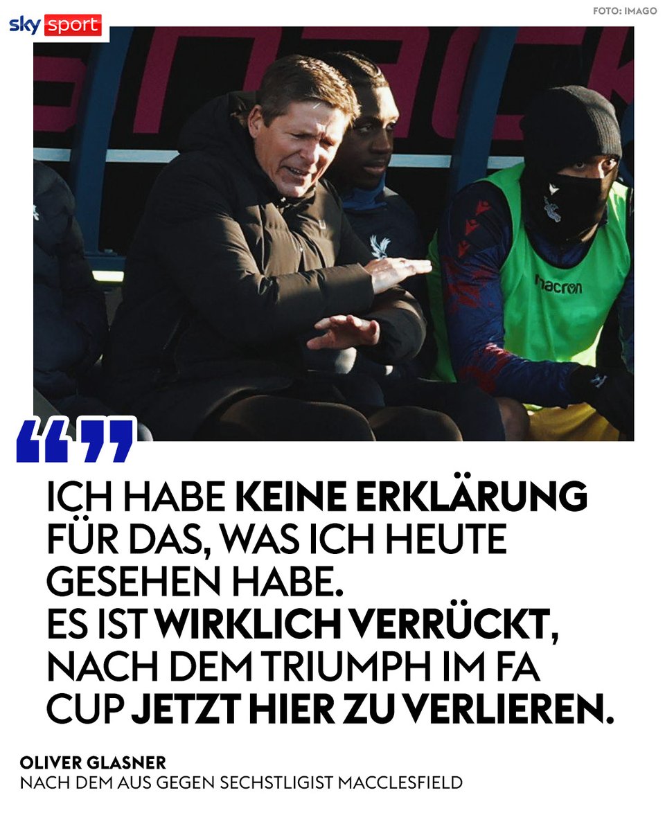 SkySportAustria's tweet image. "Ich habe keine Erklärung für das, was ich heute gesehen habe", reagiert Oliver #Glasner fassungslos auf das @CPFC-Cup-Aus!

skysportaustria.at/es-ist-peinlic…