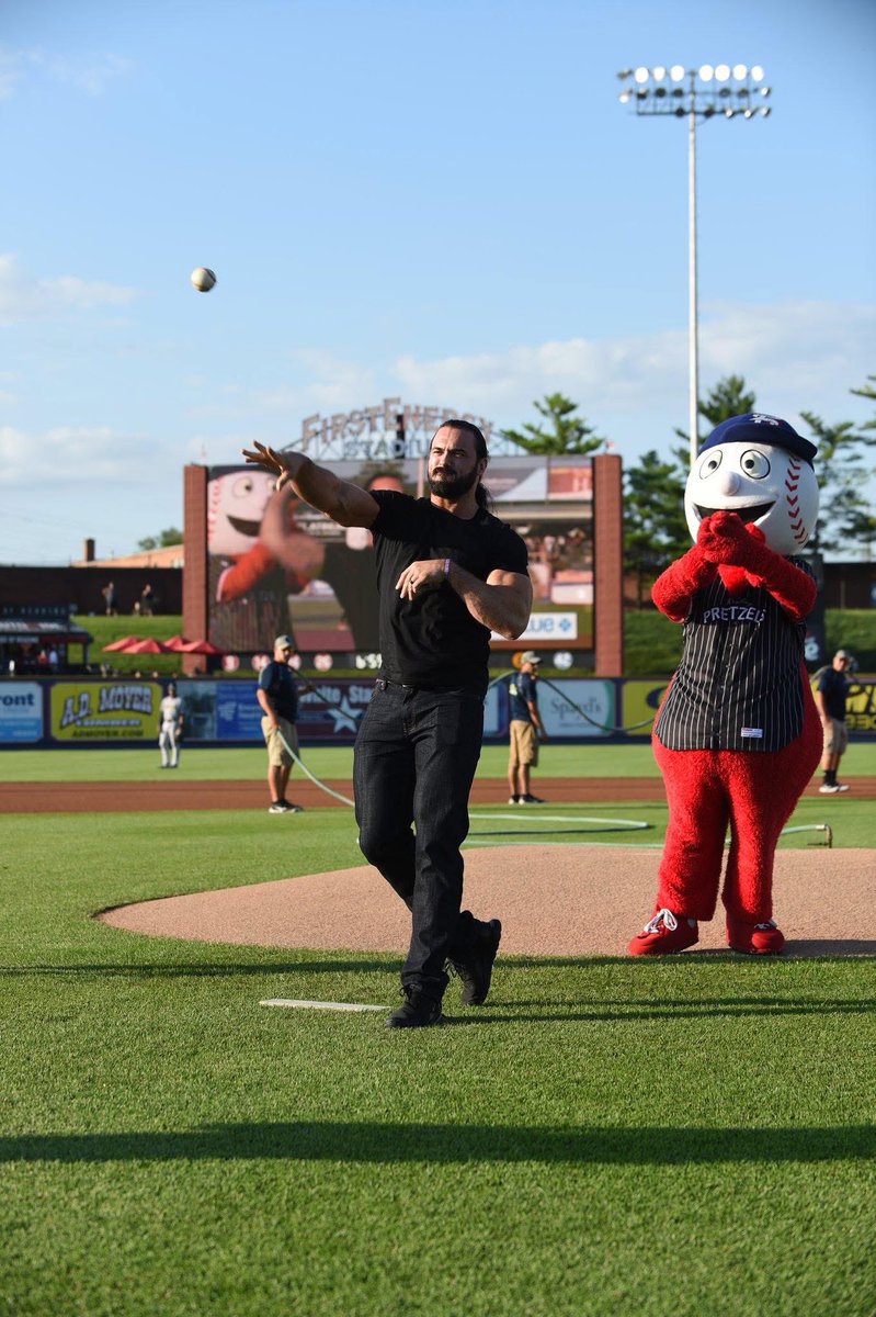 ReadingFightins's tweet image. And New!!
Baseball prospects are not the only ones who come through Reading
#WWE #DrewMcIntyre