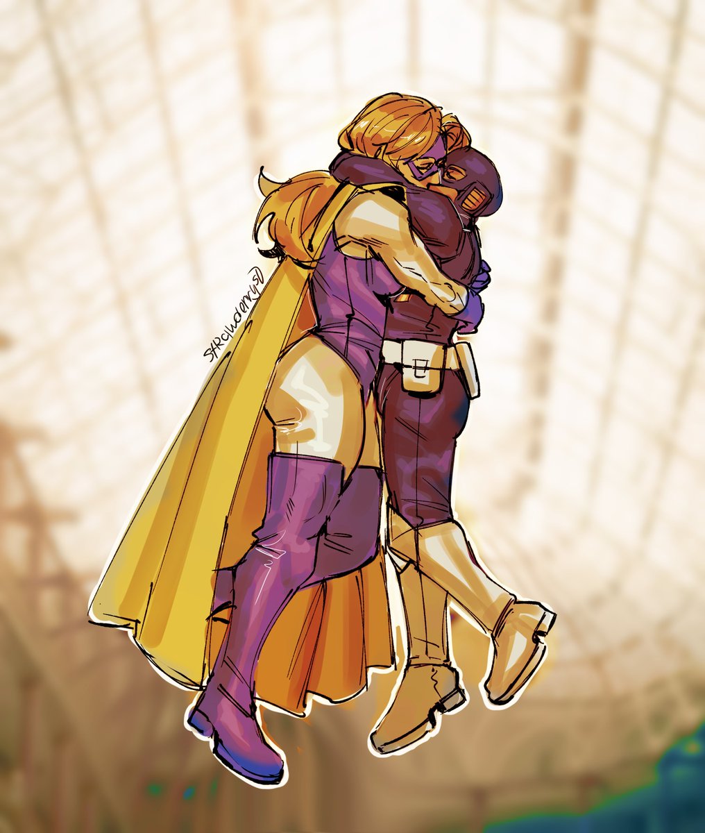 StrawderryST's tweet image. I strongly disagree that a Blonde Blazer has a short cape.