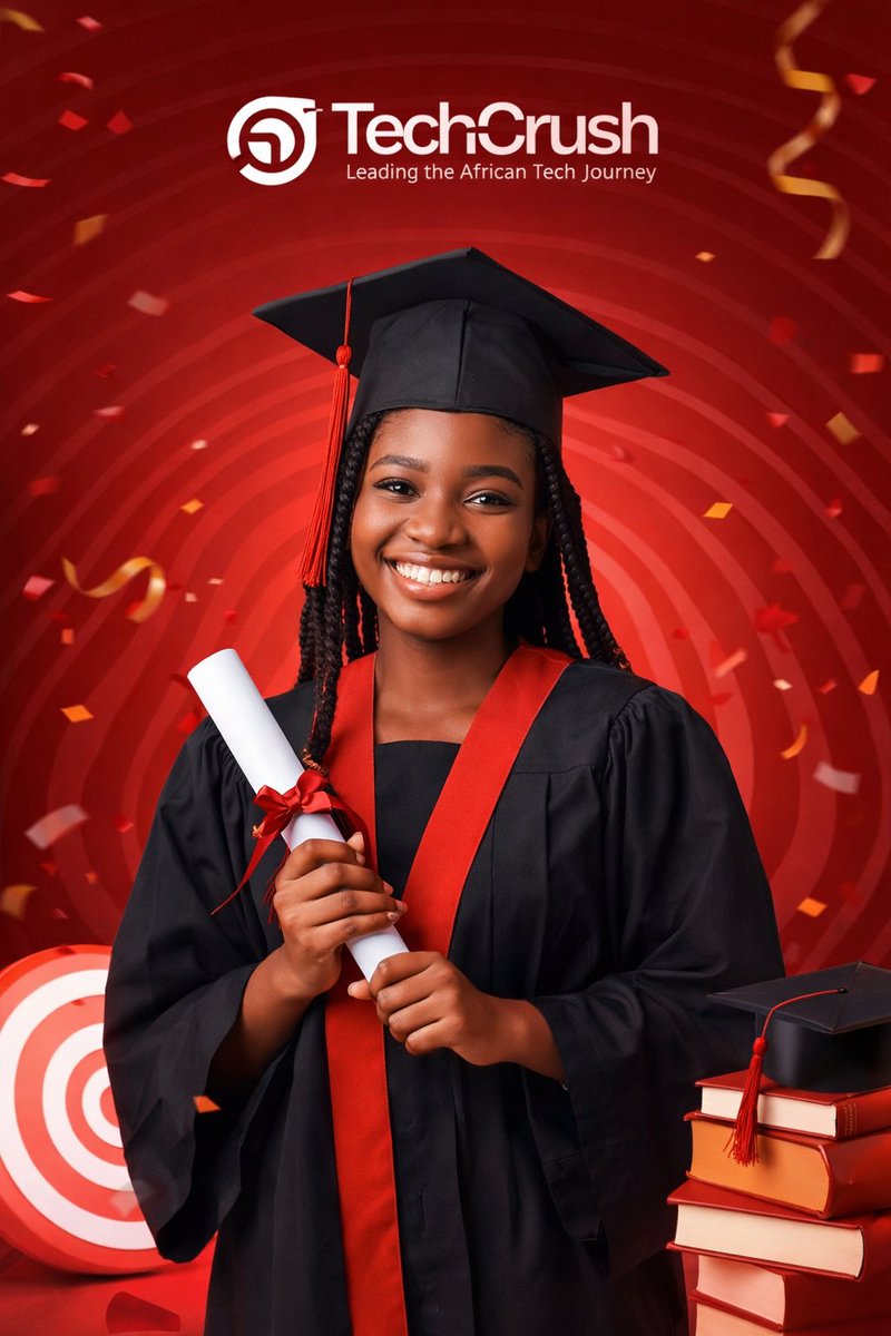 SakinLashe's tweet photo. Started with curiosity.
Ending with a cap &amp; confidence ! 🔥

Hi,
My name is Toluwalase Oluwasakin, and in 15 days, the title "Product Manager" will be added to my list of titles. 🙂‍↕️
@TechCrushHQ #Tech4AfricansScholars #Tech4Africans https://t.co/YHReHaYn5Q