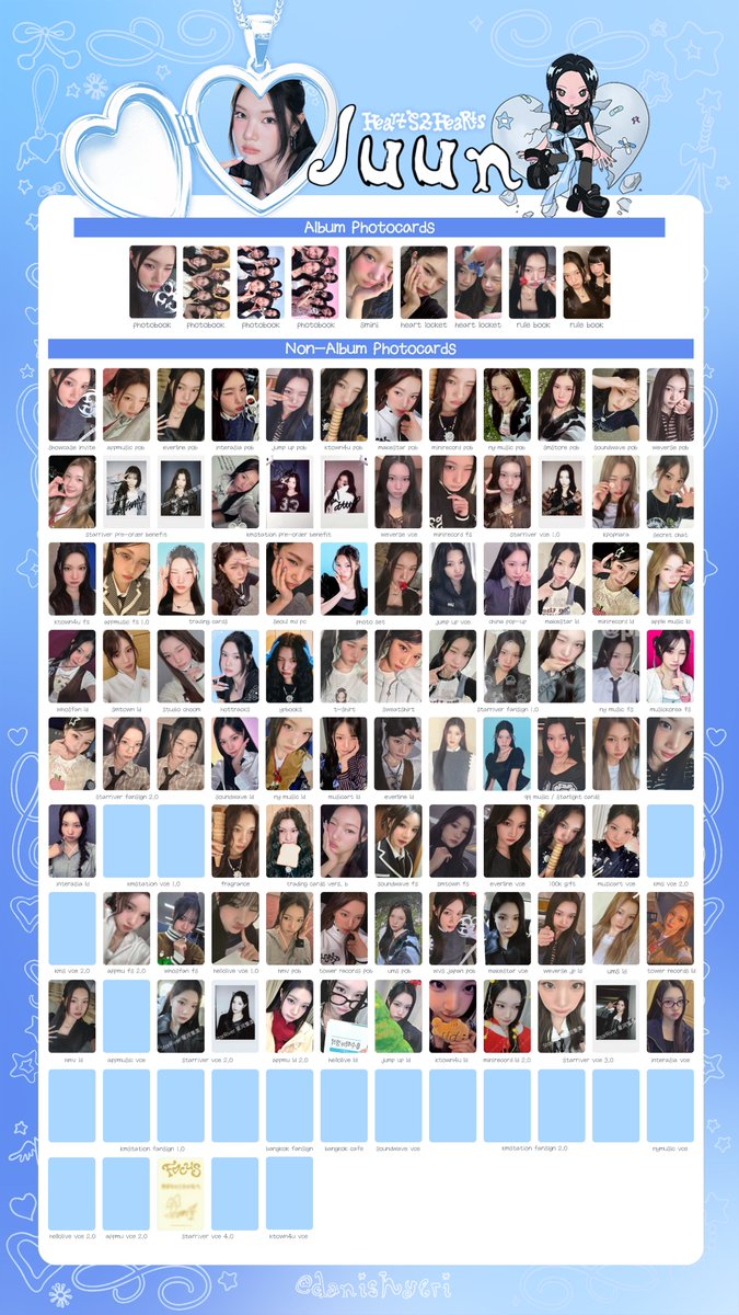 updated: hearts2hearts ot8 'focus' mini album photocard template