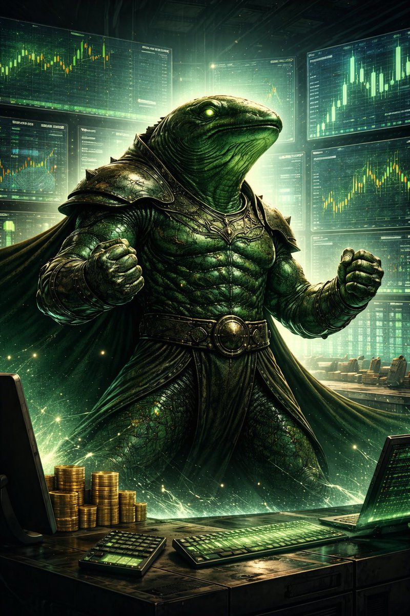 When the market shakes, legends don’t panic they prepare. 

Green Whale doesn’t need shortcuts, just strong hands and smart timing.

Dips are where futures are built.