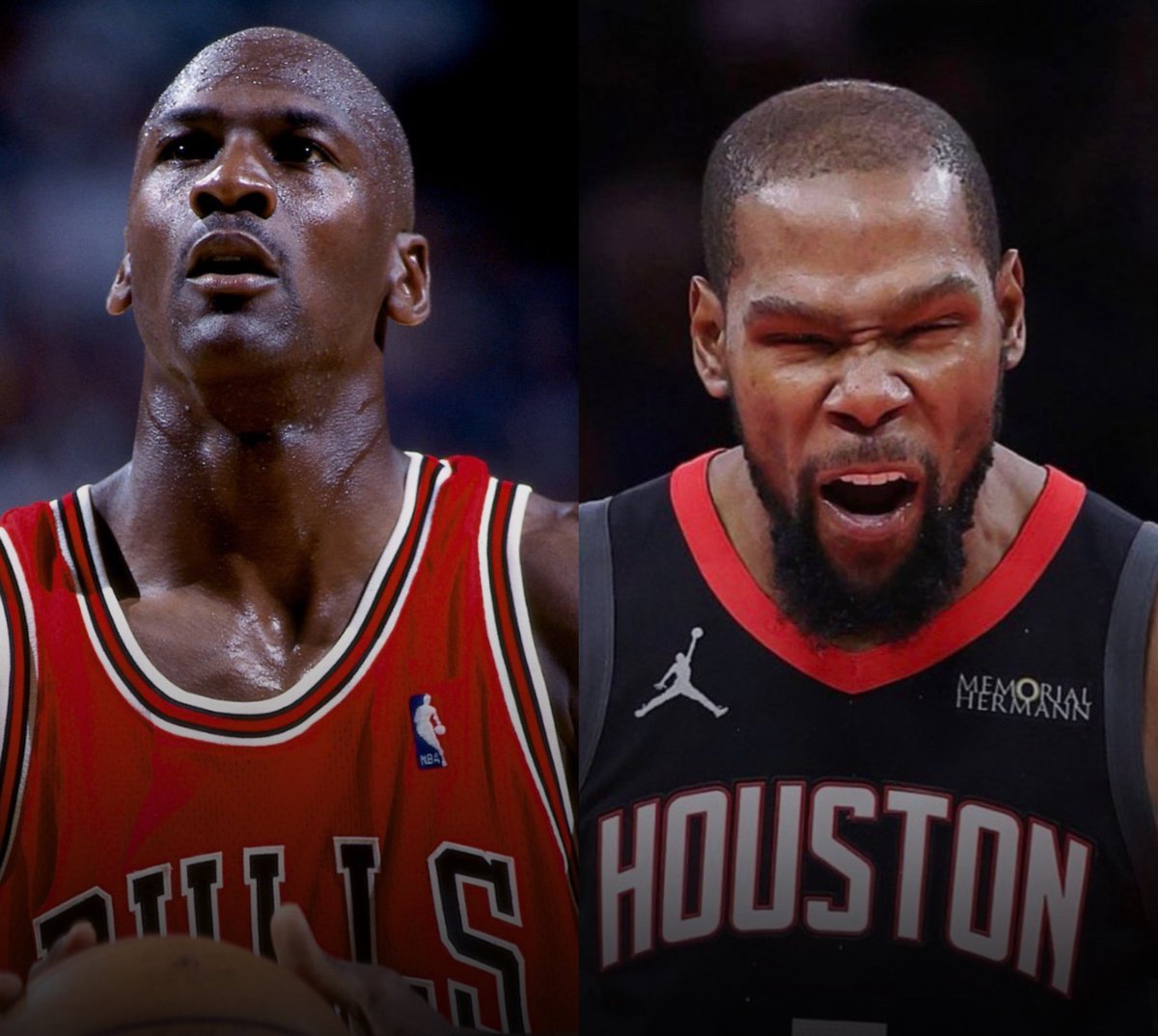 BradeauxNBA's tweet image. Kevin Durant is now 858 points away from passing Michael Jordan for 5th on the all time scoring list.

If Durant averages 25.0 Points in his next 35 games he’ll pass MJ.

With 47 games remaining for the Rockets, there’s a real chance he reaches that milestone this season.