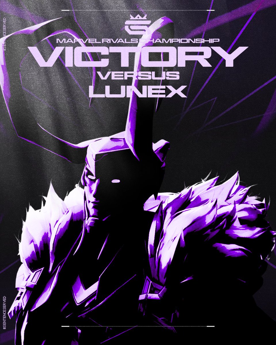 VICTORY SECURED.

Guilty takes down <a href="/LuneXGG/">LuneX Gaming</a> in a dominant fashion.
Momentum locked. Pressure applied.
Next up <a href="/doomcrewgg/">DOOM CREW</a> 

#MarvelRivals | #MRC | #SentenceServed