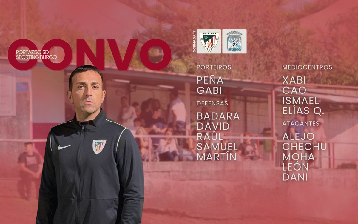 📝 𝑨 𝒑𝒓𝒊𝒎𝒆𝒊𝒓𝒂 ‘𝒄𝒐𝒏𝒗𝒐’ 𝒅𝒐 𝒏𝒐𝒗𝒐 𝒎𝒊́𝒔𝒕𝒆𝒓

#ForzaPortazgo ♥️ | #PortazgoSD