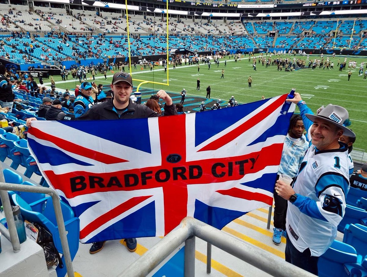 BCAFCBH's tweet photo. Can't even imagine how electric the atmosphere will be in the Bank tonight! 🔥

Being a @Panthers fan the last 10 years has not been easy, but finally we have a home playoff game and something to believe in. Time to prove them all wrong again! 💙🖤 https://t.co/2CjkWhKF79