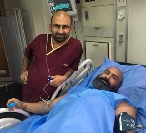 القائد العسكري ابو عزرائيل  يعتذر عن الذهاب إلى ايران لدواعي الحمل .