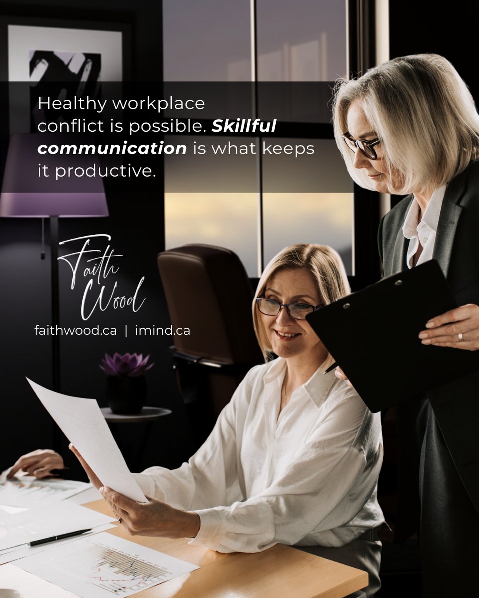 Workplace conflict is tough, especially when someone wants to win instead of understand. Skillful communication helps steer those moments in a better direction.

#FaithWood