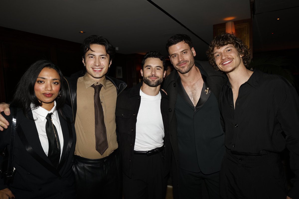 ‘Heated Rivalry’ stars reunited at NEON’s Golden Globes party last night.