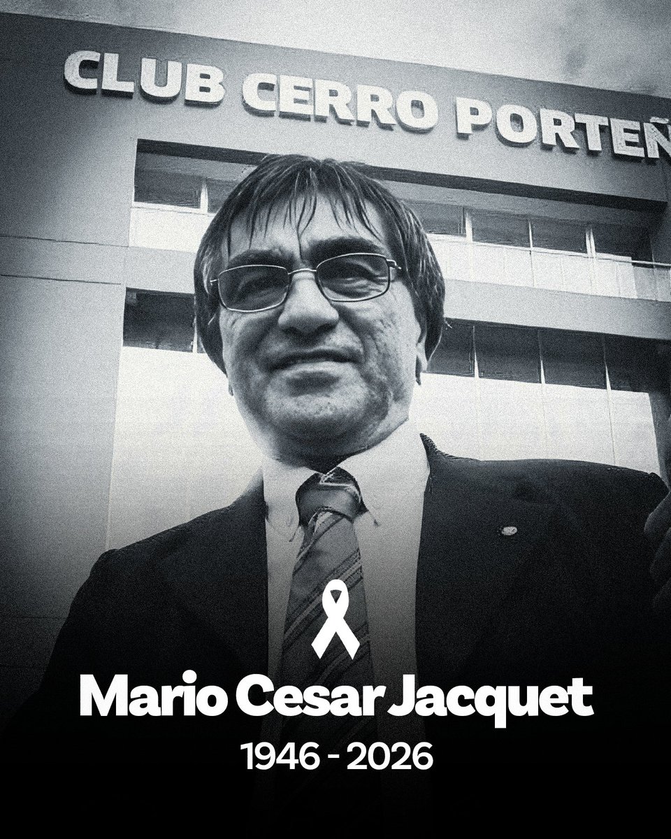 Con enorme tristeza despedimos a Mario César Jacquet, una de las 3 personas en la historia de nuestro club que ha sido campeón como jugador y como técnico. Un hombre que supo honrar la camiseta azulgrana en cada rol que le tocó cumplir. Su recuerdo vivirá por siempre en el