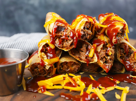 For today's big game, we've gone &amp; whipped out the Cheddar Brisket Rolls!

Stop in and guess which team we're rooting for &amp; win a prize. 

Recipe: facebook.com/BeefJerkyOutle…

#BEEF #SnackTime #cheese #Cheesehead #cheesepull #recipes #recipe #recipeforlove #recipegoals 

<a href="/TravelWI/">Travel Wisconsin</a>