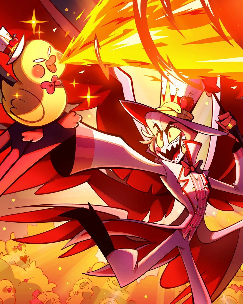 decoradoomed's tweet photo. Congrats to Hazbin Hotel for being the only show to have this specific Lucifer Morningstar in it https://t.co/A7GjuMEdze
