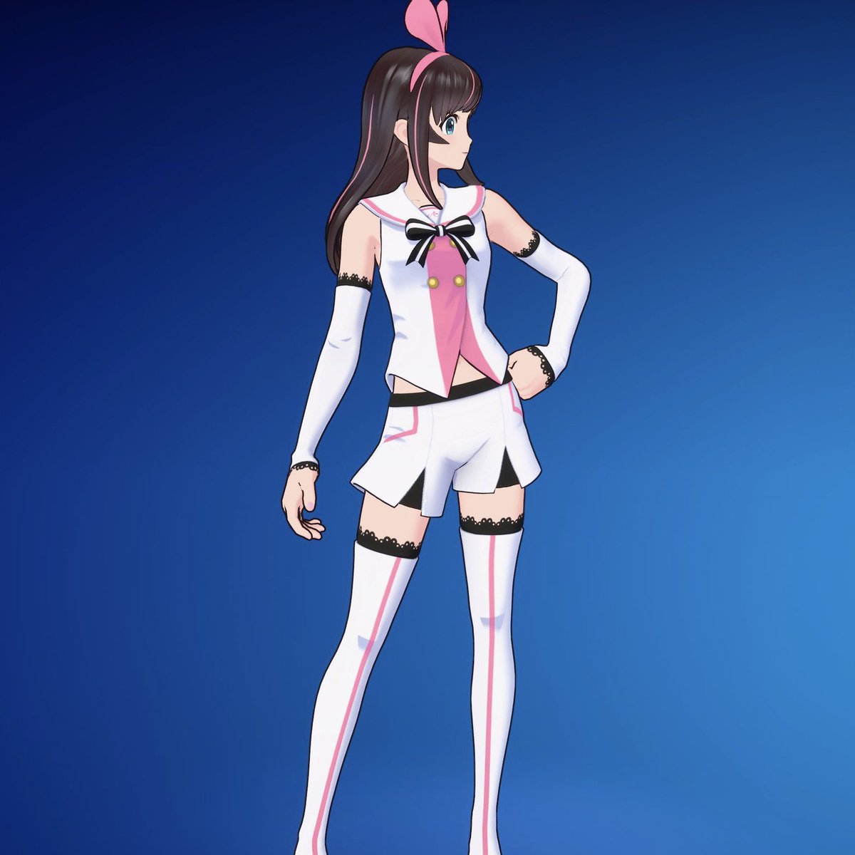 uostahuoj's tweet photo. NEW COLLAB 🆕

#Fortnite officialise sa collaboration avec #KizunaAI en dévoilant trois nouvelles tenues 🎀 https://t.co/ypxq1exzNQ