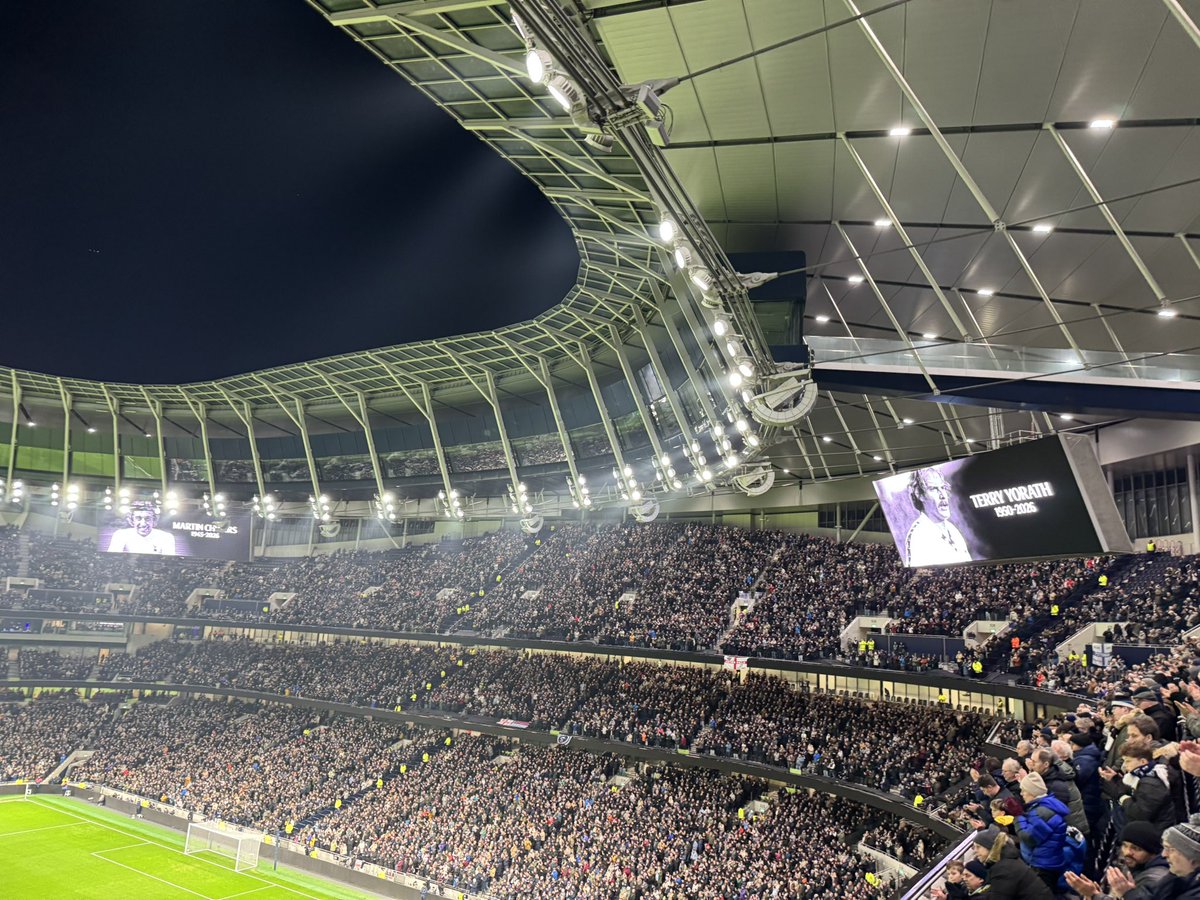 jdub_316's tweet photo. Still love this amazing venue @SpursOfficial Stadium! The lads gave it a go in the 2nd half but fell short in the FA Cup match - commemorating their 125th annie of winning the FA Cup! Not the result, but always great to see my friend @thevoiceofspurs #COYS #COYDS @DallasSpurs https://t.co/kFuzJhuGyy