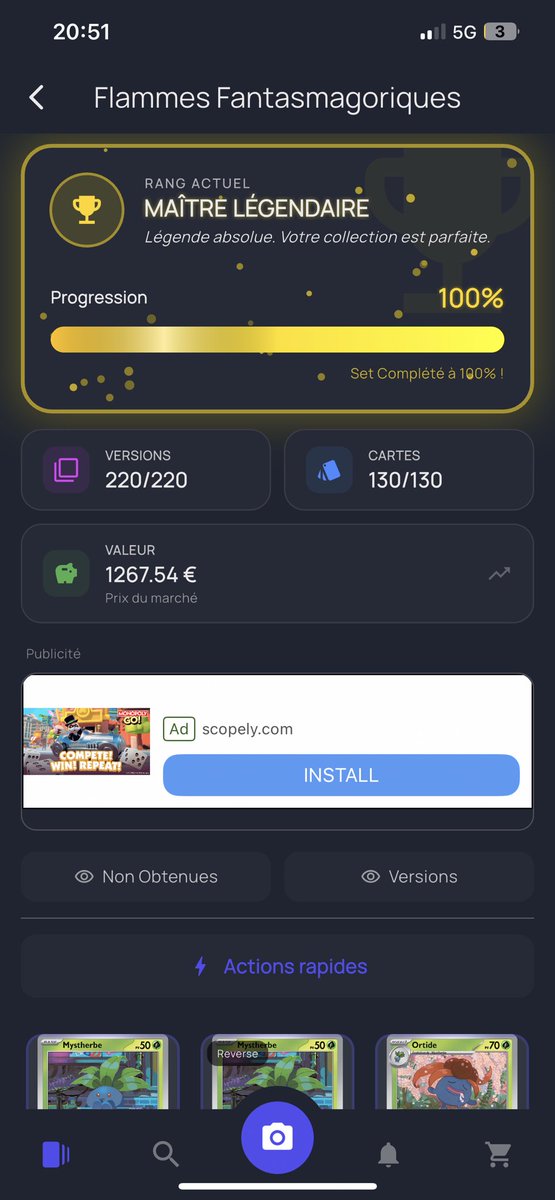 Pikacheck's tweet image. 🚀 NOUVEAU : Le mode Master Set est dispo sur Pikacheck !
Suivez votre progression carte par carte et visez le 100% sur chaque série 🏆✨

📲 Update maintenant et montre-moi ton avancée 👀

iOS : apps.apple.com/fr/app/pikache…  
Android : play.google.com/store/apps/det…  

#PokemonTCG #TCG…