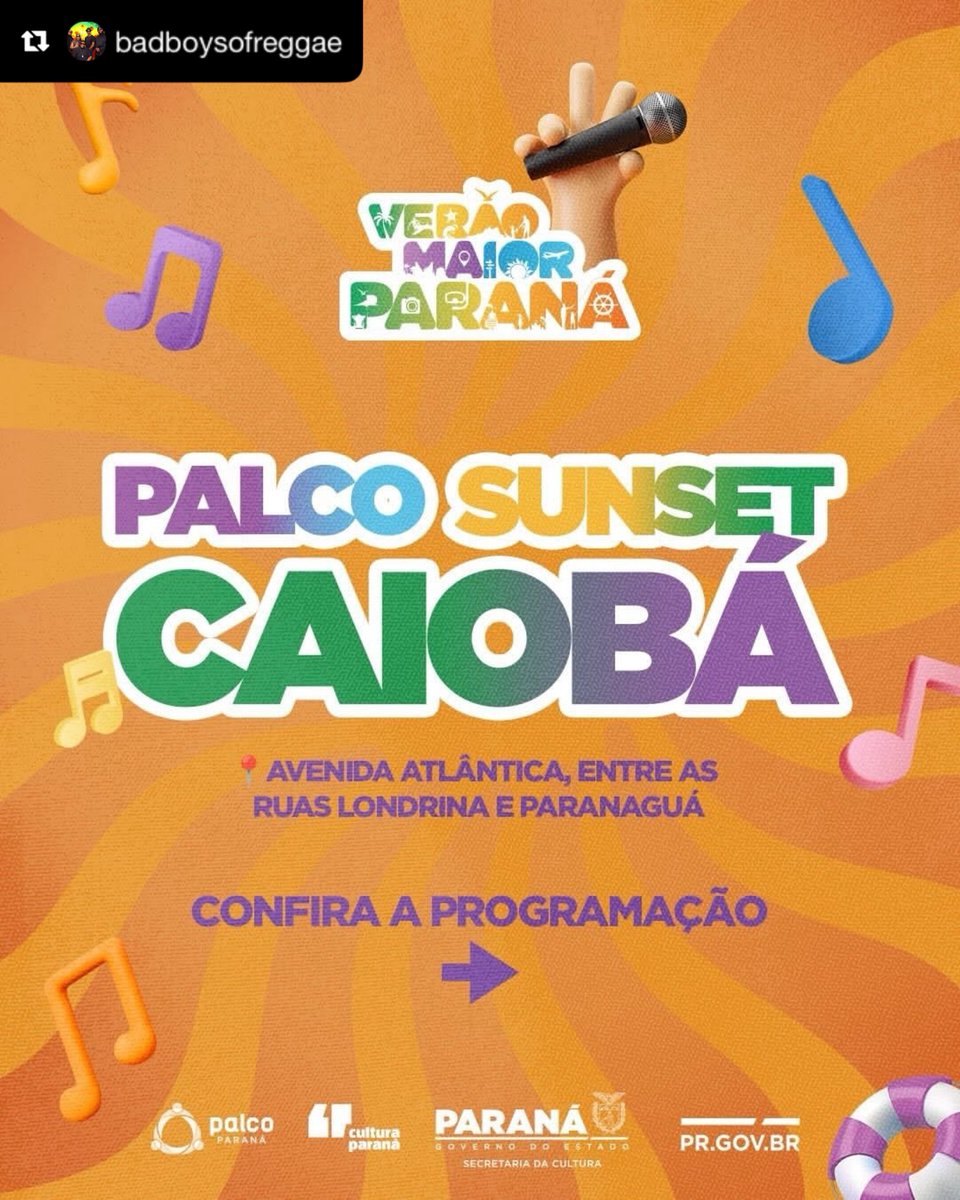 #FemaReggae #femareggaeinnercircle @badboysofreggae 

Repost from @badboysofreggae
•
UP NEXT 💥Inner Circle the @badboysofreggae will be performing live for the @veraomaiorparana in Brazil on January 31st 🔥🇧🇷 Presented by <a href="/governoparana/">Governo do Estado do Paraná</a> 🎬 FREE TICKET RSVP📲