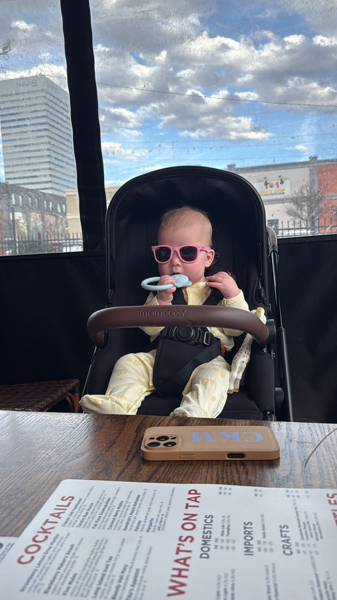 Mende2032's tweet photo. @LanderHiott We’re watching it from Hickory Tavern! The Trinity girls are bringing the vibes! https://t.co/wn1NKRpKif