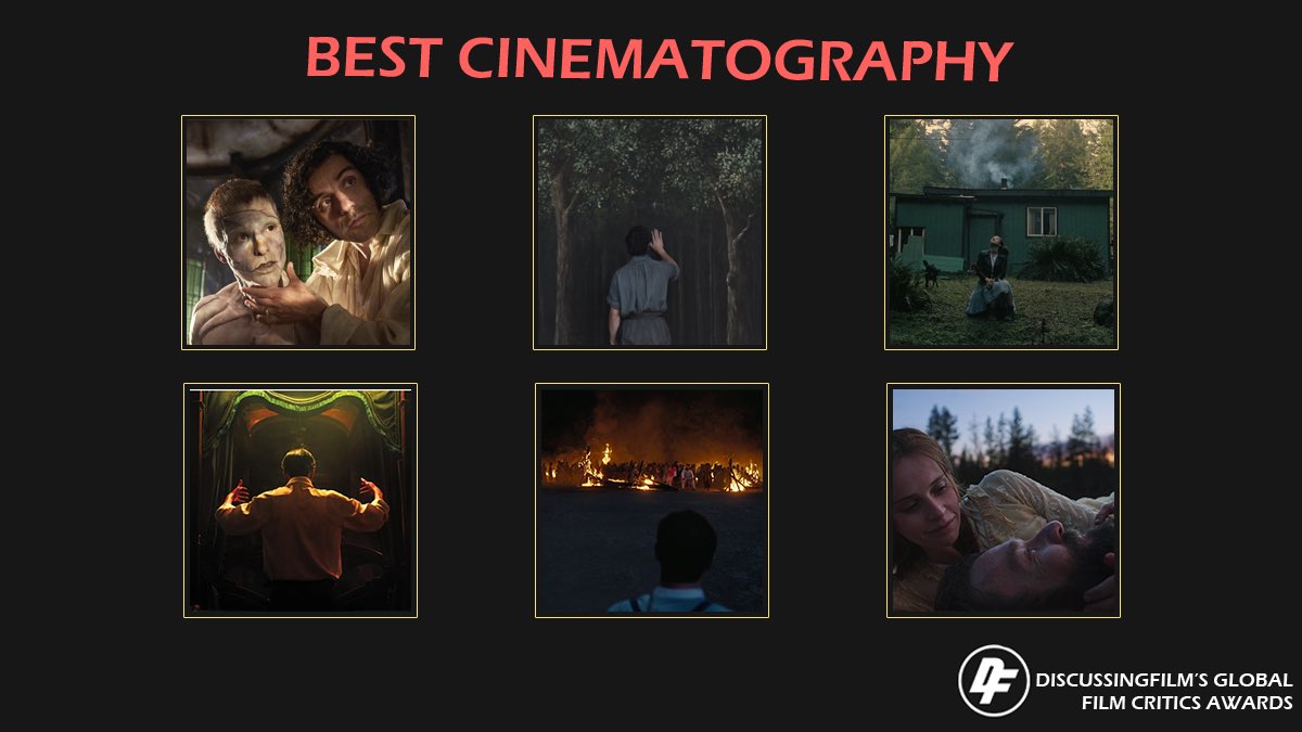 DiscussingFilm's tweet photo. DiscussingFilm Critics Awards Nominations — Best Cinematography:

• Frankenstein
• Hamnet
• One Battle After Another
• Resurrection
• Sinners
• Train Dreams https://t.co/TfzLeEKVpY