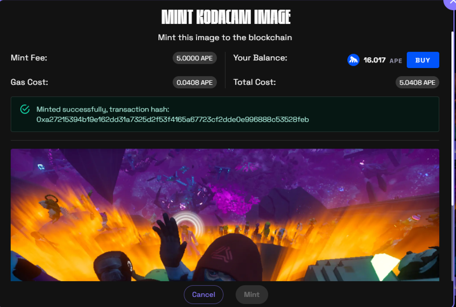 XdebugX_Games's tweet photo. Proof of Play #Othergames @OthersideMeta https://t.co/o8zauuSBrT